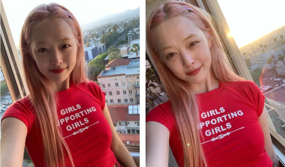 又是激凸又是露底，“蜜桃肌”的盛世美颜也有翻车时