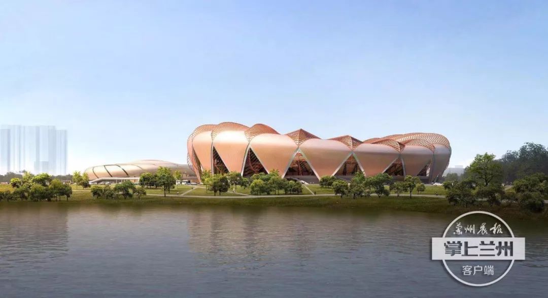 兰州奥体中心建设规模居全国第六,兰州奥体中心舞台搭建过程