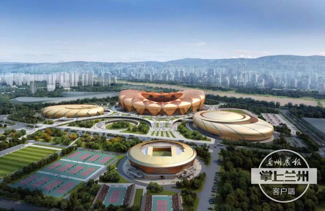 兰州奥体中心建设规模居全国第六,兰州奥体中心舞台搭建过程