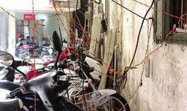 欧洲城小区火灾,欧洲城着火