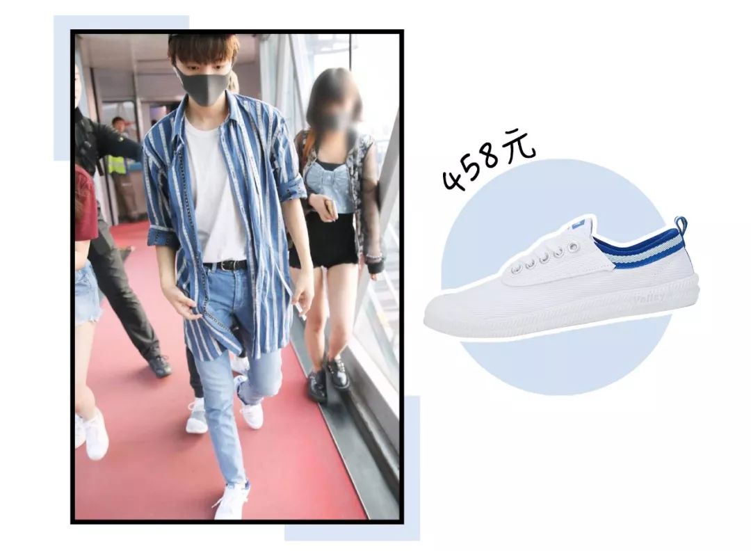 倪妮的同款帆布鞋,倪妮机场同款鞋