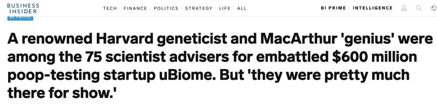 成立7年，估值6亿，人体微生态明星企业uBiome背后的丑闻与风波|知几产业研究