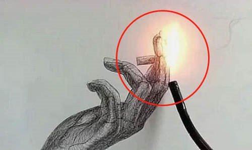 美术生画天画地，看到最后一张，网友：终究还是下手了