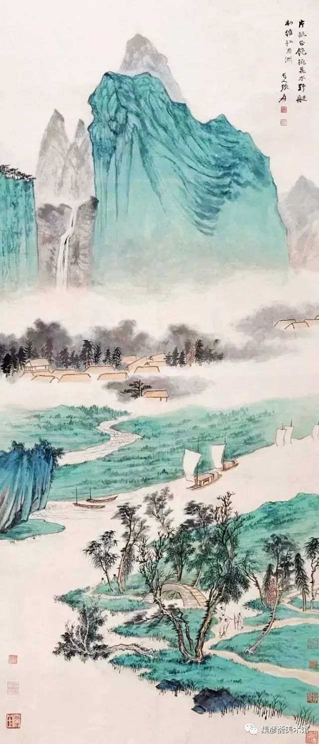 张大千的画就没有毛病吗,张大千的画有没有绢本的