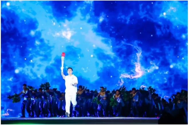 黄冈校运会开幕式入场表演,美爆了黄冈市五运会开幕式