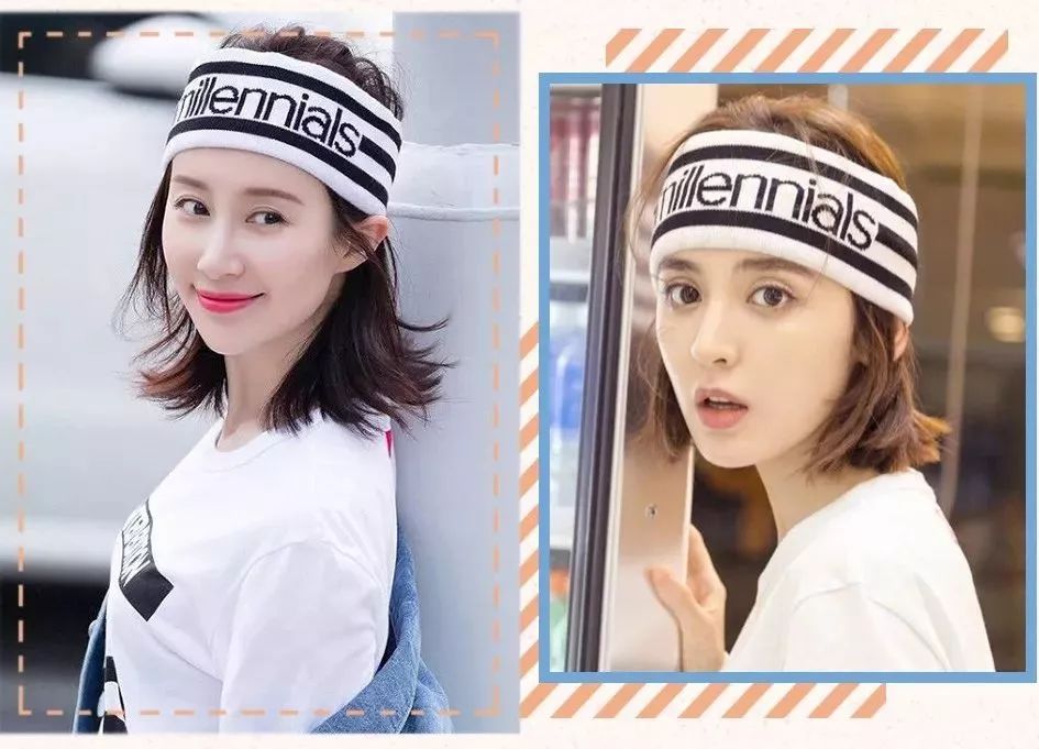 流行的发型发带,最近流行发带发型