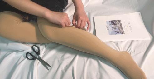 美腿透肤一体袜加绒,双层透肤袜光腿神器秋冬