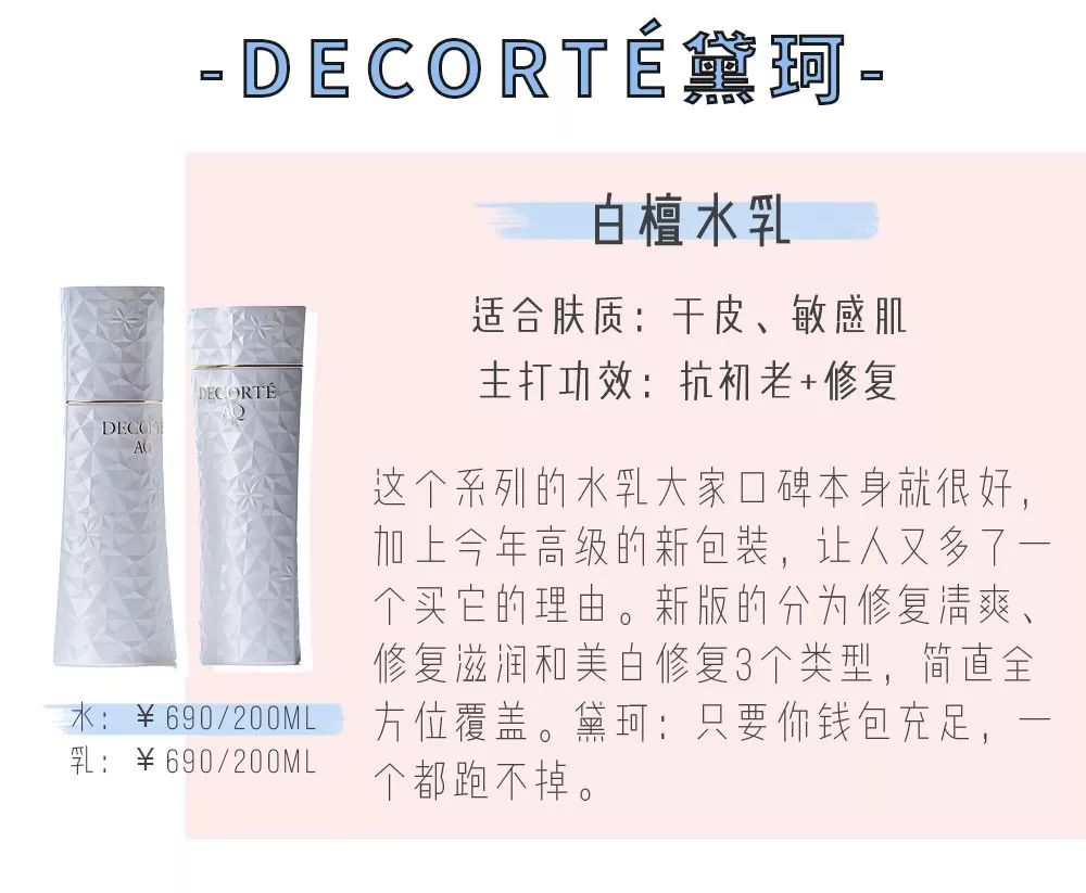 秋冬好用的水乳霜高端,秋冬水乳霜3件套