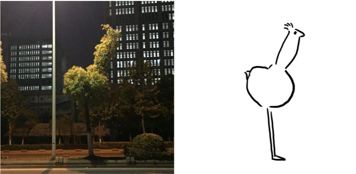 这张图非常火，网友留言说：这个星星就不知道把板凳往前挪一挪吗