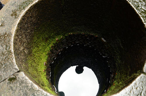 乡村消失的风景线图片,农村废弃的大口井