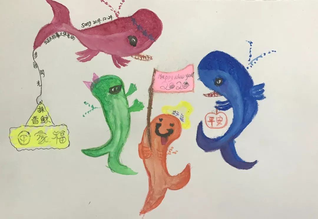 BlingBLling....抹香鲸全家福跨年画展闪亮登场，走过路过不要错过