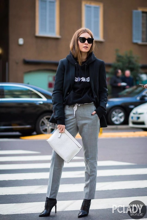 连帽卫衣搭配什么配饰,连帽卫衣百搭减龄时尚高级感