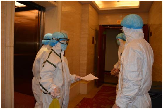 疫线最美身影机关党员在行动,疫情防控最美基层工作者