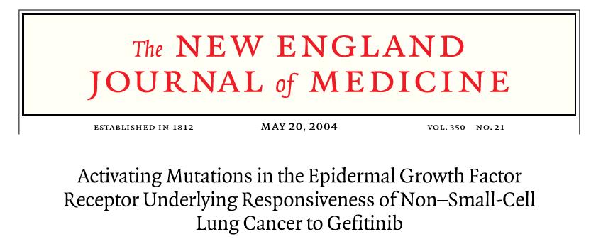 nsclc对吉非替尼产生耐药的原因,吉非替尼与nsclc