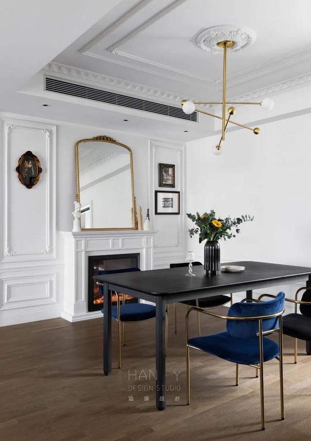 120平中古法式浪漫优雅三室,162平中式轻奢风格