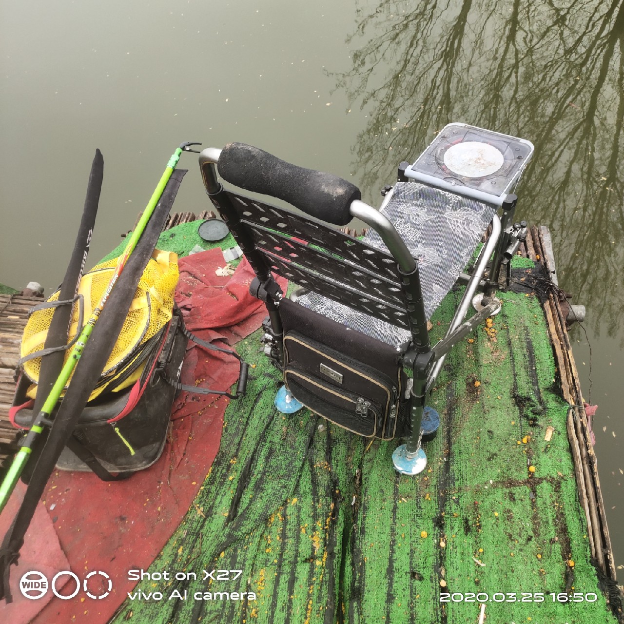 夜钓1号爆护位，人家鲤鱼爆护，我鲤毛未见