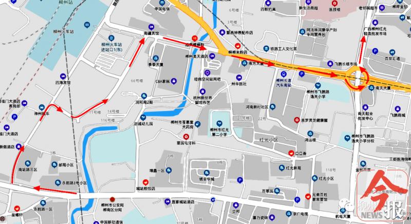 交警早高峰指挥交通,高峰期交警指挥走应急车道