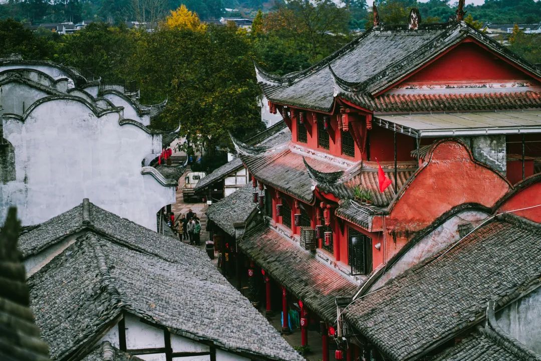 成都黄龙溪古镇美景竖屏,黄龙溪古镇小景