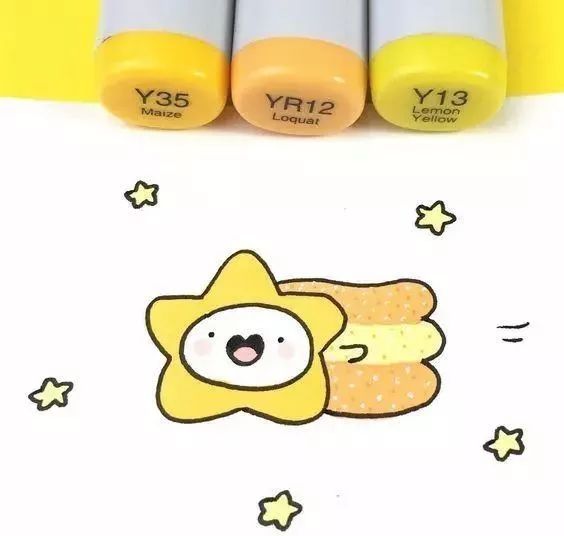 好看又简单的简笔画马克笔,可爱简单的马克笔简笔画