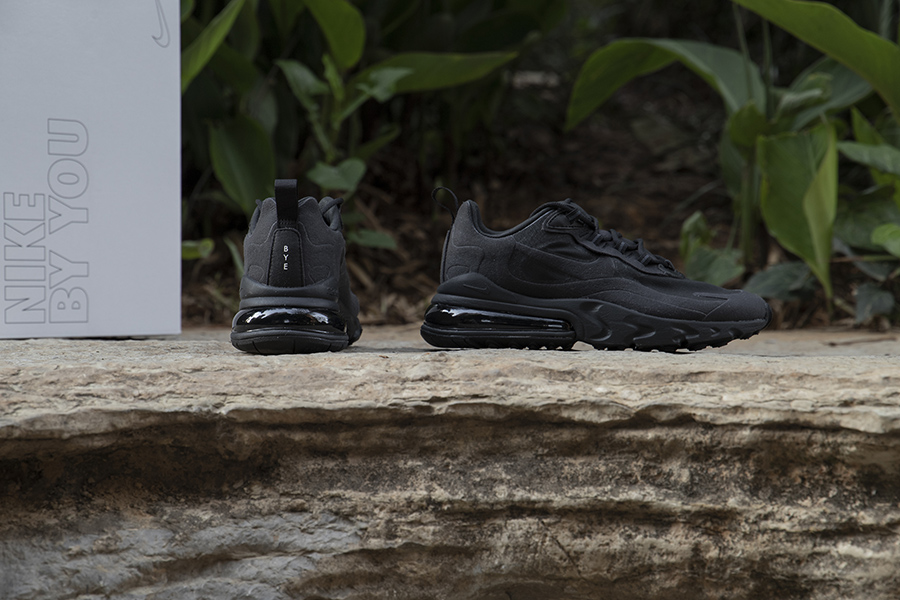 nikebyyou情侣定制灰,nikeairmax270react五色拼接