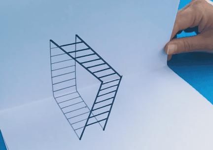 一张a4纸一张铅笔就能画出立体画,用一支铅笔就能画出来的立体画