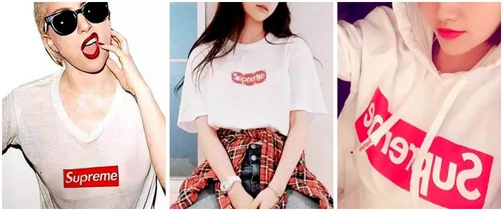 supreme短袖明星同款,明星都在穿的国潮t恤