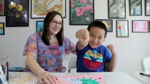 童画春天,春天的儿童画