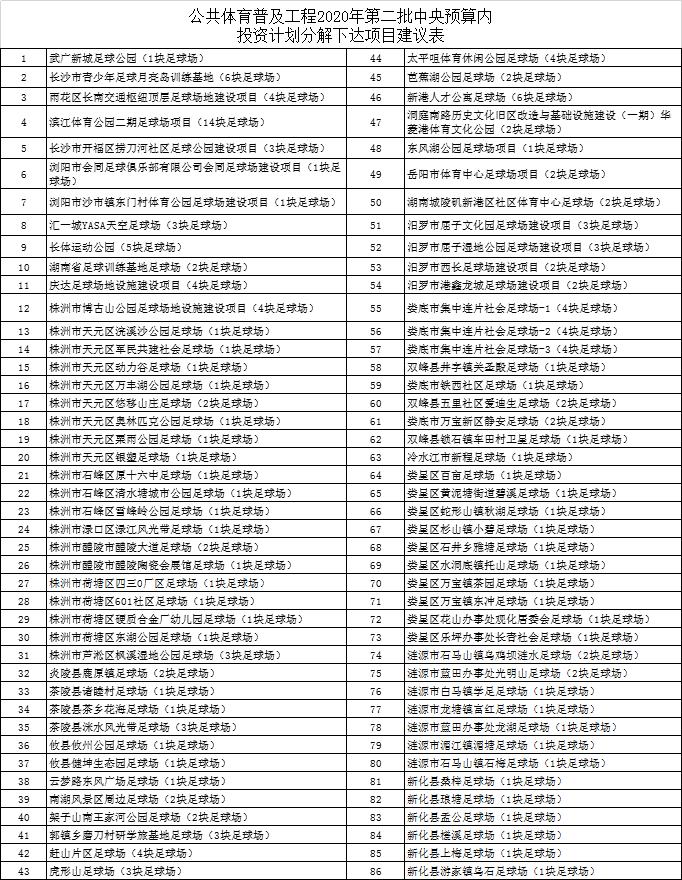 鼓励社会资本修建足球场,湖南拟建足球场