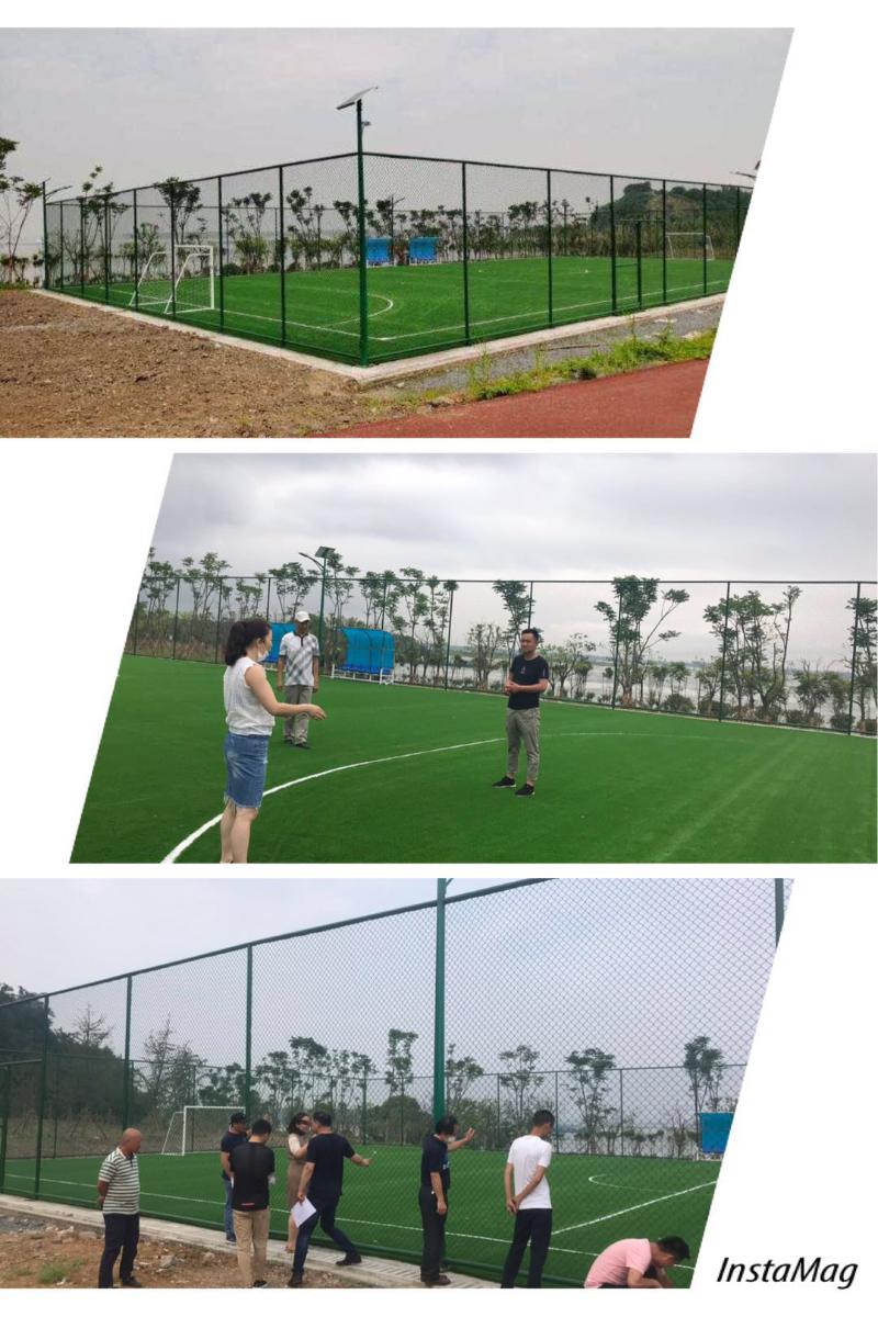 五人制足球场建设全过程,鸠江区五人制足球