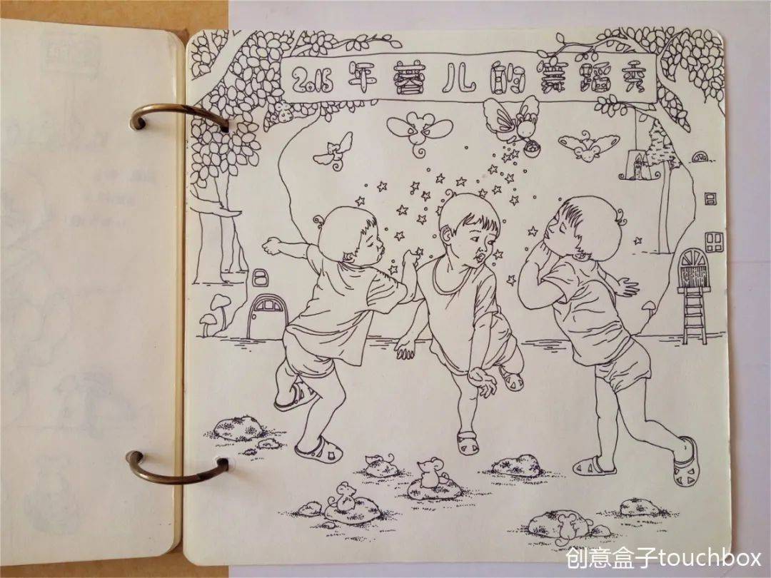 黄多多晒绘画作品,黄多多的画引热议