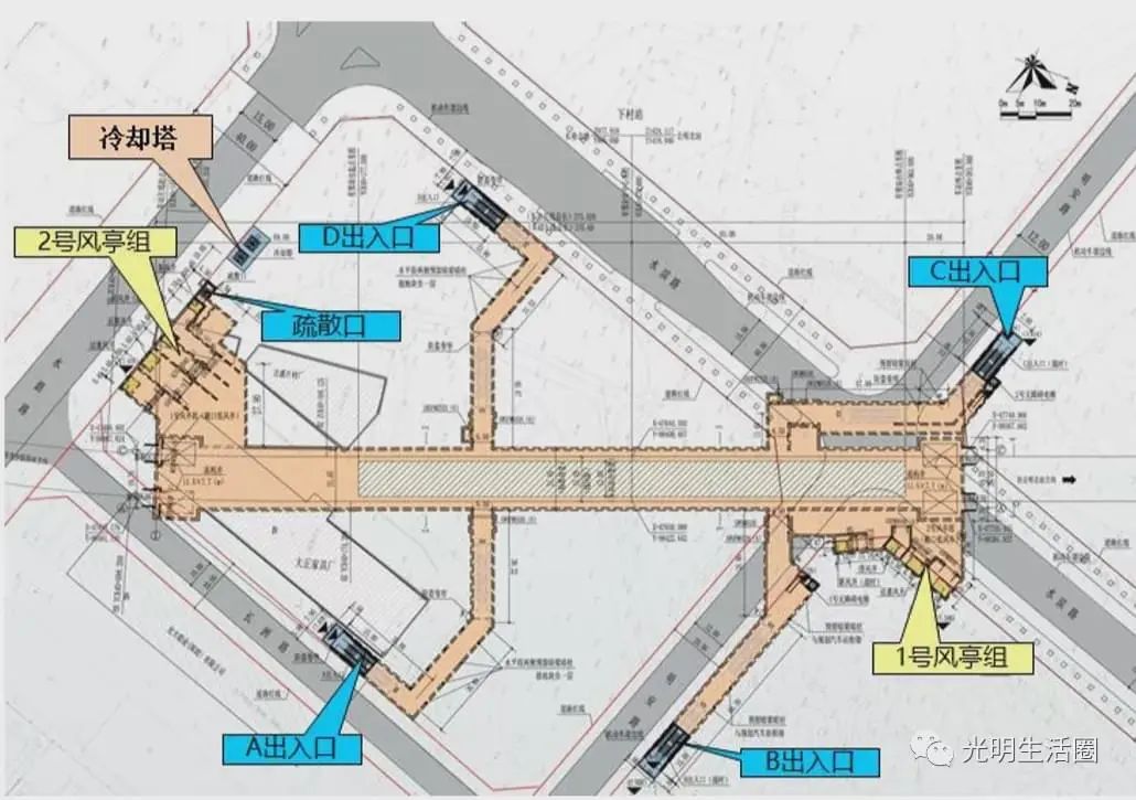 光明城际线最新规划图,光明区轨道13号线规划图
