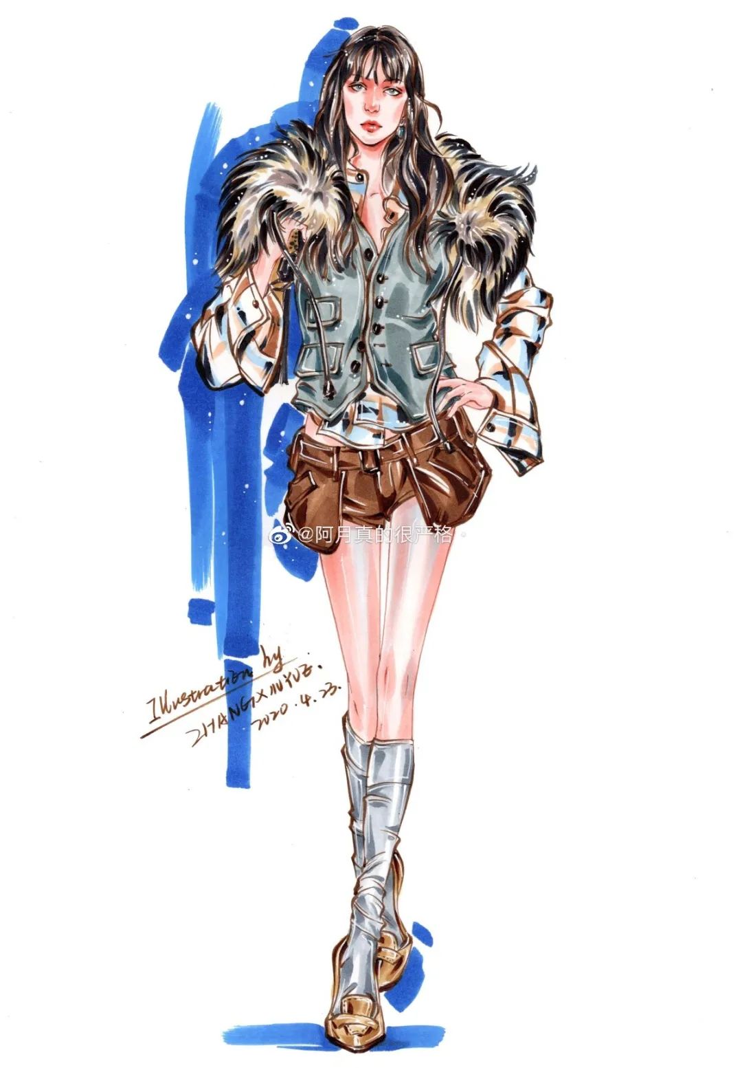 效果图一整套,效果图100平方