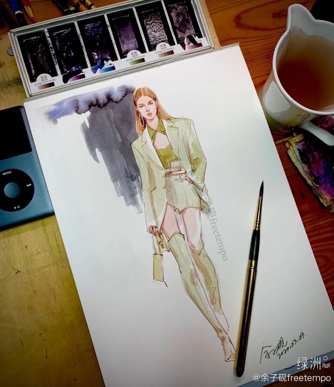 效果图一整套,效果图100平方