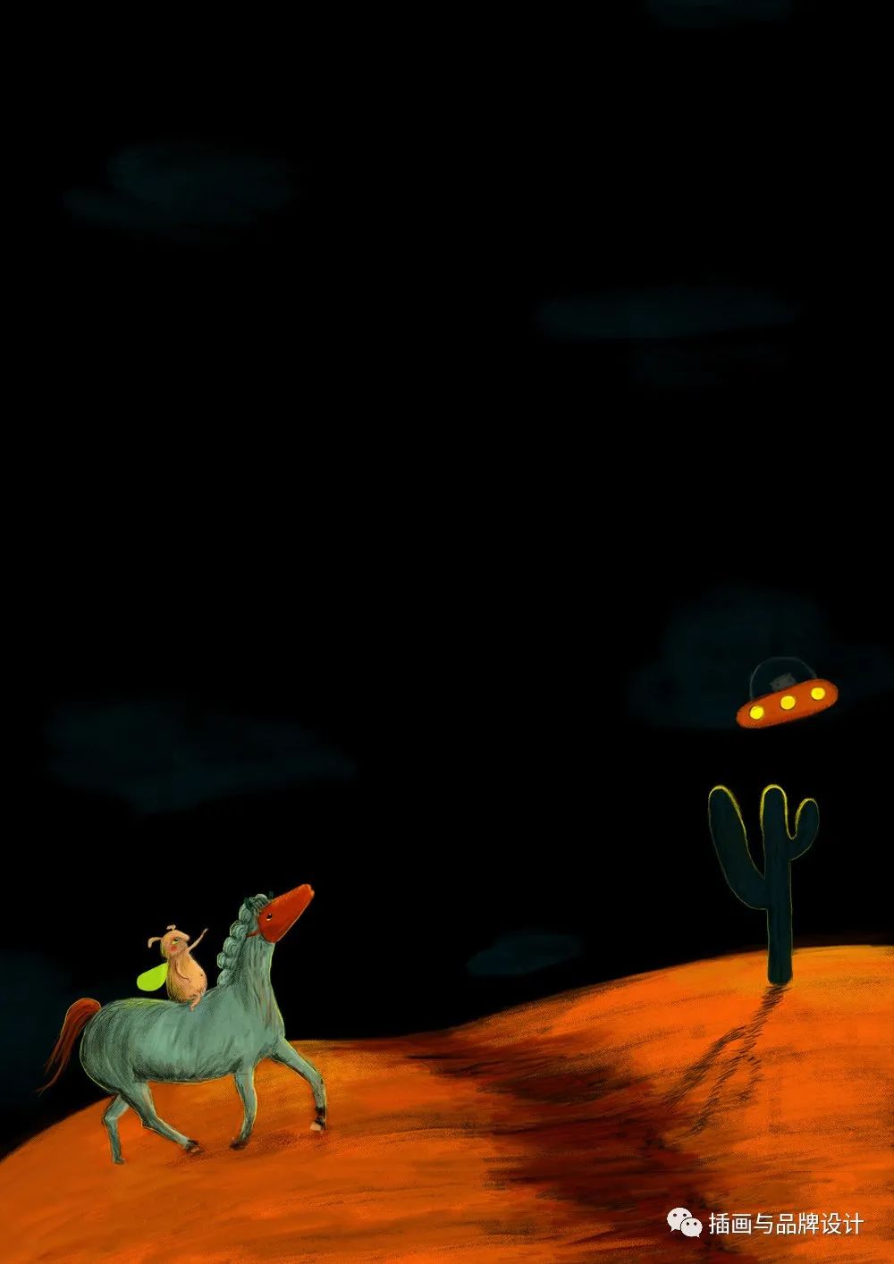 插画丨抽象复古的画面有没有带给你一些童年的回忆呢？