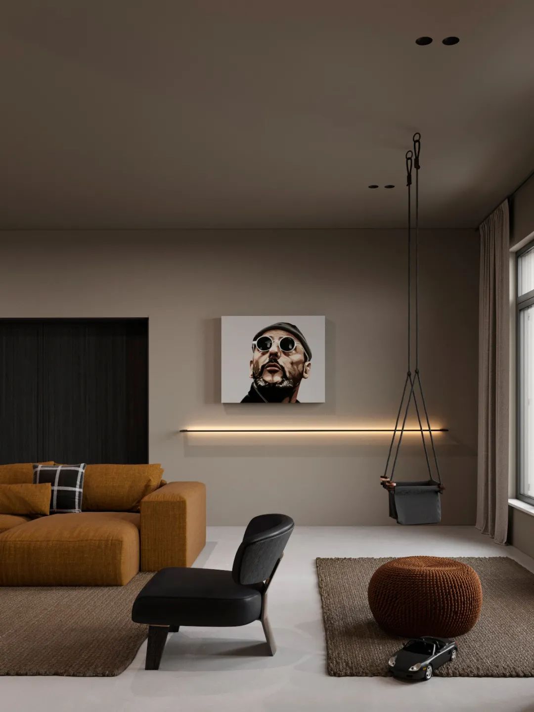 简约装修风格私宅,这个日式不太冷