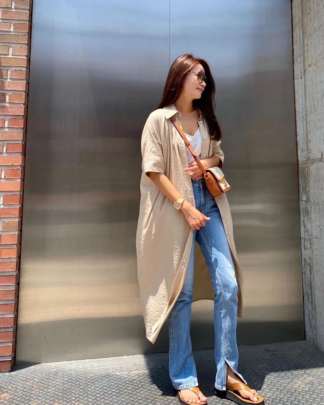 夏季简约风韩国ins穿搭博主高级感,韩国穿搭ins时尚博主冬