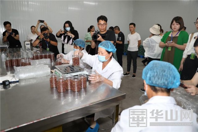 富平县天玺柿饼小镇,参观富平柿饼