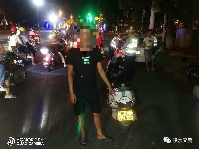 陵水公安交警再曝光酒驾,醉猫被查获