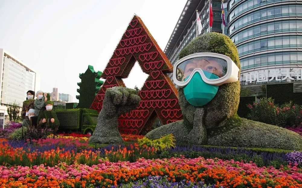 有一种美叫花园庭院,2021年国庆节天安门漂亮花坛图片