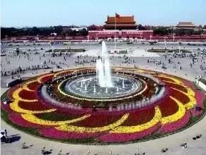 有一种美叫花园庭院,2021年国庆节天安门漂亮花坛图片