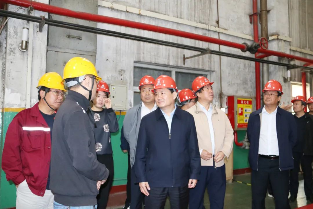 市长到公司检查节后复工工作,市长带队一行到公司回访考察