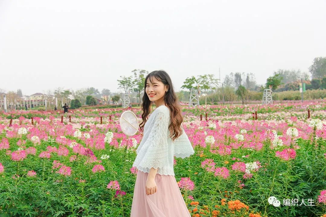 显瘦镂空马海毛毛衣开衫编织教程,马海毛落肩袖开衫编织教程