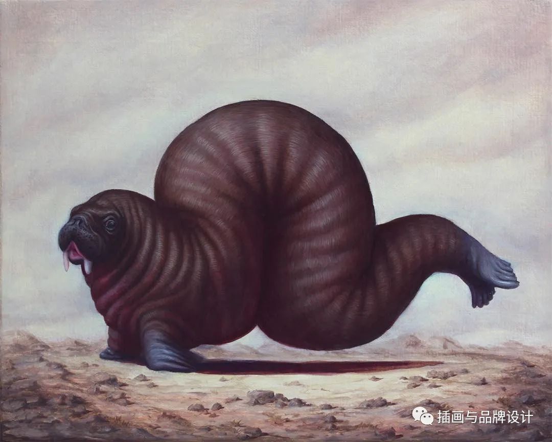 荒诞极端插画,荒诞主义插画