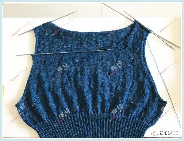 宽松棒针女式背心款式图解,男士棒针背心花样大全图解