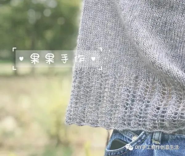 宽松塌肩袖毛衣新款手工编织,毛衣手工编织泡泡袖教程