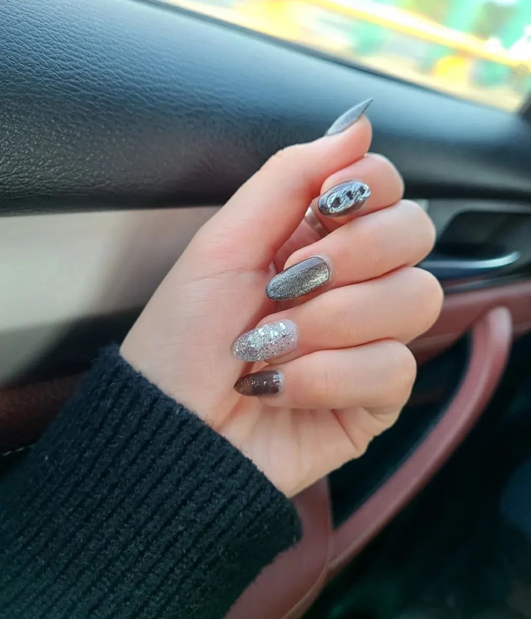 简单款美甲显手白高贵冬天,这100款秋冬美甲也太好看了吧