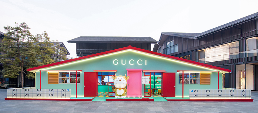 gucci哆啦a梦联名款套装多少钱,gucci2018早春中国