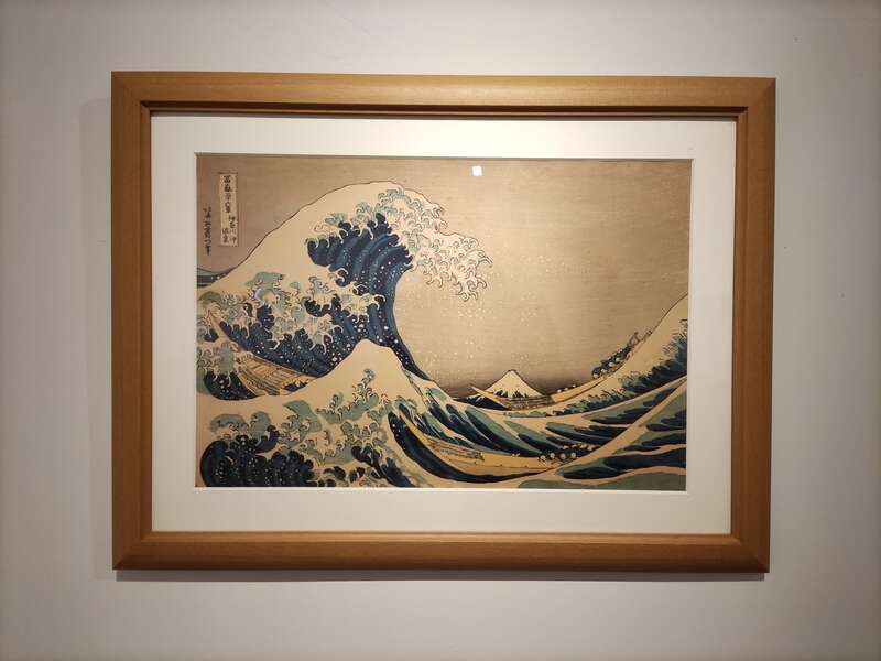 浮世绘神奈川冲浪图是版画吗,神奈川冲浪里江户时代
