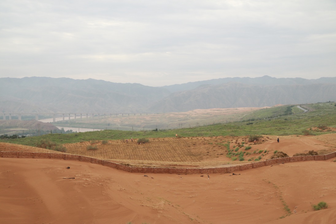 沙坡头沙漠区,沙坡头沙漠大不