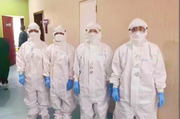 坚守一线抗击疫情,向支援一线抗击疫情的人员致敬